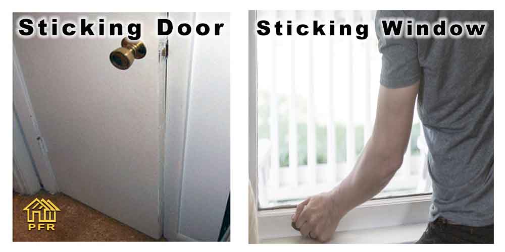 Sticking Door - Sticking Window - Piedmont Foundation Repair - 704.401.4111